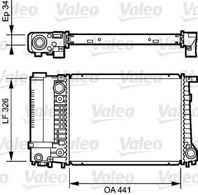 VALEO Radiators, Motora dzesēšanas sistēma 731520
