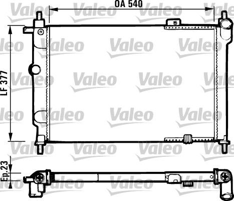 VALEO Radiators, Motora dzesēšanas sistēma 731551