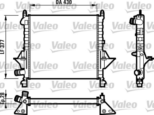 VALEO Radiators, Motora dzesēšanas sistēma 731552