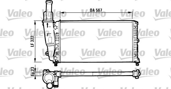 VALEO Radiators, Motora dzesēšanas sistēma 731562