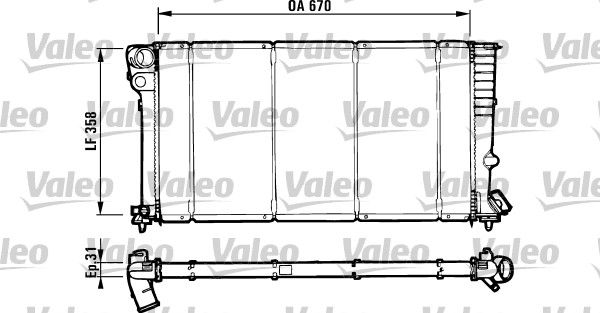 VALEO Radiators, Motora dzesēšanas sistēma 731571