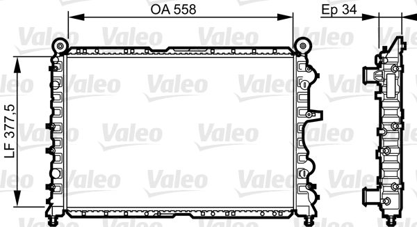 VALEO Radiators, Motora dzesēšanas sistēma 731592