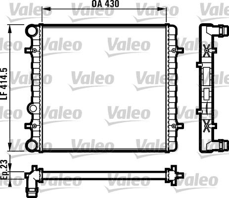 VALEO Radiators, Motora dzesēšanas sistēma 731607