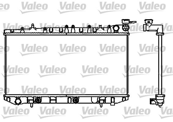 VALEO Радиатор, охлаждение двигателя 731662