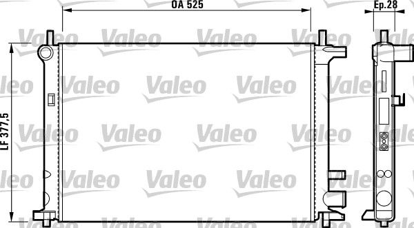 VALEO Radiators, Motora dzesēšanas sistēma 731736