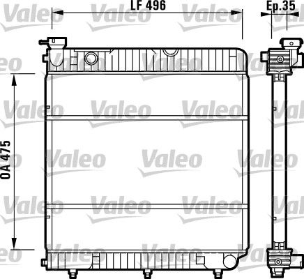 VALEO Radiators, Motora dzesēšanas sistēma 731741