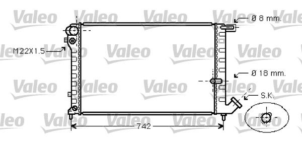 VALEO Radiators, Motora dzesēšanas sistēma 731752