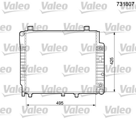 VALEO Radiators, Motora dzesēšanas sistēma 731807