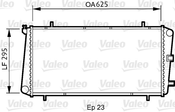 VALEO Radiators, Motora dzesēšanas sistēma 731811
