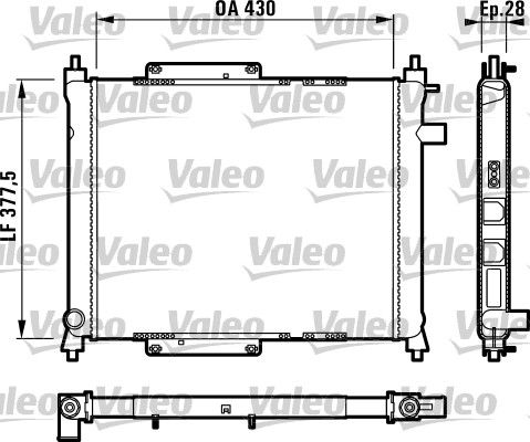 VALEO Radiators, Motora dzesēšanas sistēma 731815