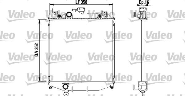 VALEO Radiators, Motora dzesēšanas sistēma 731828