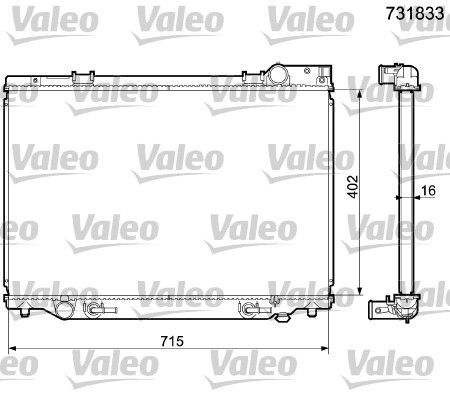 VALEO Radiators, Motora dzesēšanas sistēma 731833