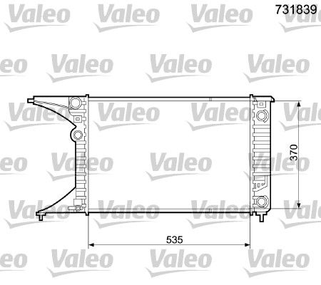 VALEO Radiators, Motora dzesēšanas sistēma 731839