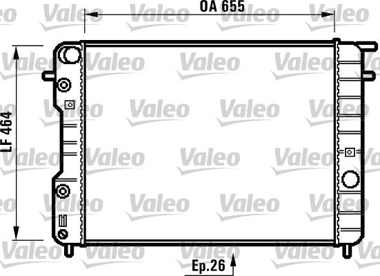 VALEO Radiators, Motora dzesēšanas sistēma 731840