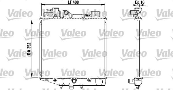 VALEO Radiators, Motora dzesēšanas sistēma 731856