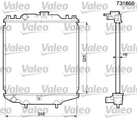 VALEO Radiators, Motora dzesēšanas sistēma 731866