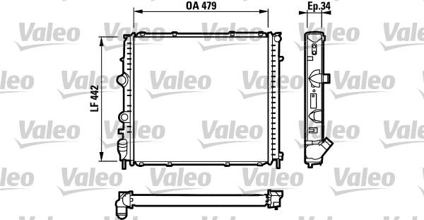 VALEO Radiators, Motora dzesēšanas sistēma 731910