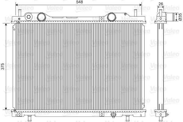 VALEO Radiators, Motora dzesēšanas sistēma 731972