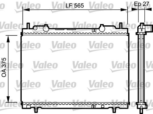 VALEO Radiators, Motora dzesēšanas sistēma 731973