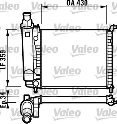 VALEO Radiators, Motora dzesēšanas sistēma 732004