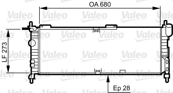 VALEO Radiators, Motora dzesēšanas sistēma 732032