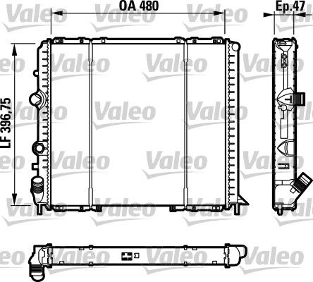VALEO Radiators, Motora dzesēšanas sistēma 732071