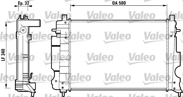 VALEO Radiators, Motora dzesēšanas sistēma 732120