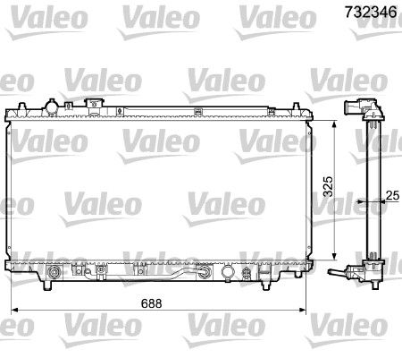 VALEO Radiators, Motora dzesēšanas sistēma 732346