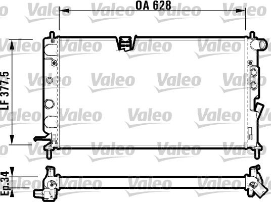 VALEO Radiators, Motora dzesēšanas sistēma 732348