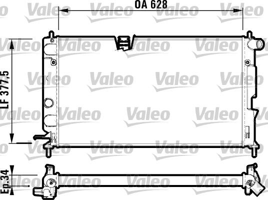 VALEO Radiators, Motora dzesēšanas sistēma 732350