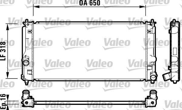 VALEO Radiators, Motora dzesēšanas sistēma 732413