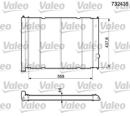 VALEO Radiators, Motora dzesēšanas sistēma 732435