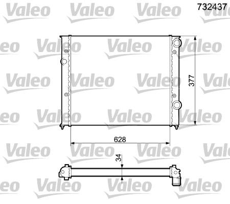 VALEO Radiators, Motora dzesēšanas sistēma 732437