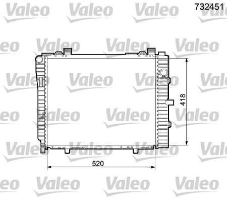 VALEO Radiators, Motora dzesēšanas sistēma 732451