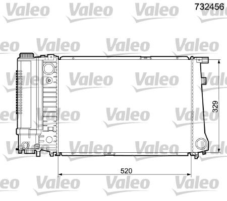 VALEO Radiators, Motora dzesēšanas sistēma 732456