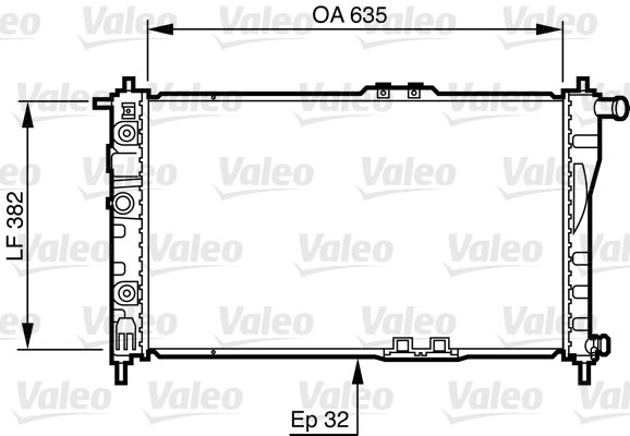 VALEO Radiators, Motora dzesēšanas sistēma 732483