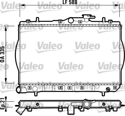 VALEO Radiators, Motora dzesēšanas sistēma 732488