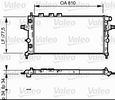 VALEO Radiators, Motora dzesēšanas sistēma 732548