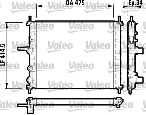 VALEO Radiators, Motora dzesēšanas sistēma 732557