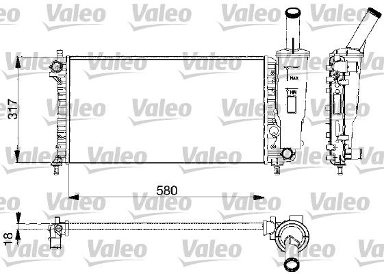 VALEO Radiators, Motora dzesēšanas sistēma 732578