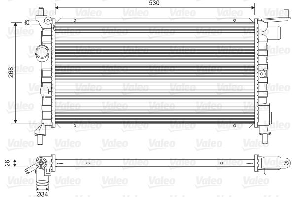 VALEO Radiators, Motora dzesēšanas sistēma 732606