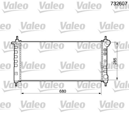 VALEO Radiators, Motora dzesēšanas sistēma 732607