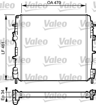 VALEO Radiators, Motora dzesēšanas sistēma 732687