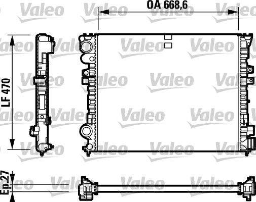 VALEO Radiators, Motora dzesēšanas sistēma 732692