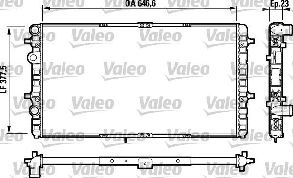 VALEO Radiators, Motora dzesēšanas sistēma 732698