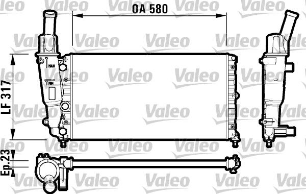 VALEO Radiators, Motora dzesēšanas sistēma 732705