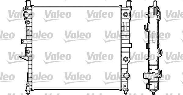 VALEO Радиатор, охлаждение двигателя 732706