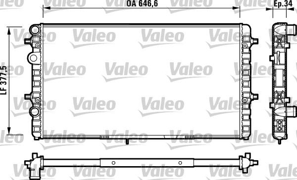 VALEO Radiators, Motora dzesēšanas sistēma 732709