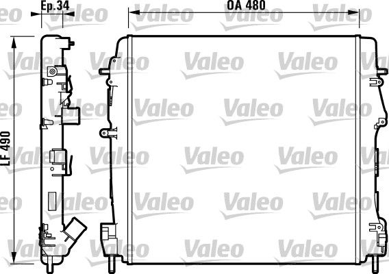 VALEO Radiators, Motora dzesēšanas sistēma 732717