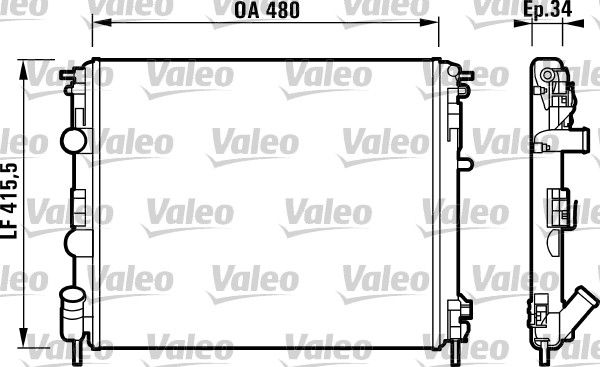 VALEO Radiators, Motora dzesēšanas sistēma 732721